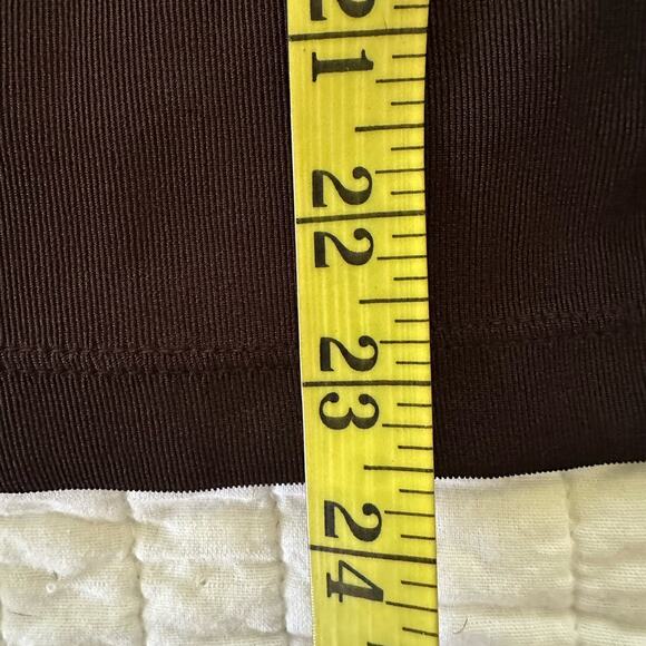 CHICOS TRAVELERS 0 XS Womens Top Brown Slinky Knit 3/4 Sleeve Stretch Casual - Picture 9 of 11